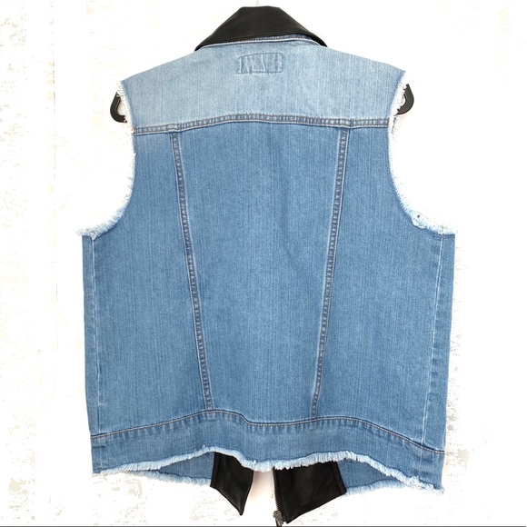 NEW BB Dakota Rebel Rebel Denim Vest - Picture 8 of 8
